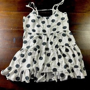 BP Black and White Polka Dot Tank Top - Small